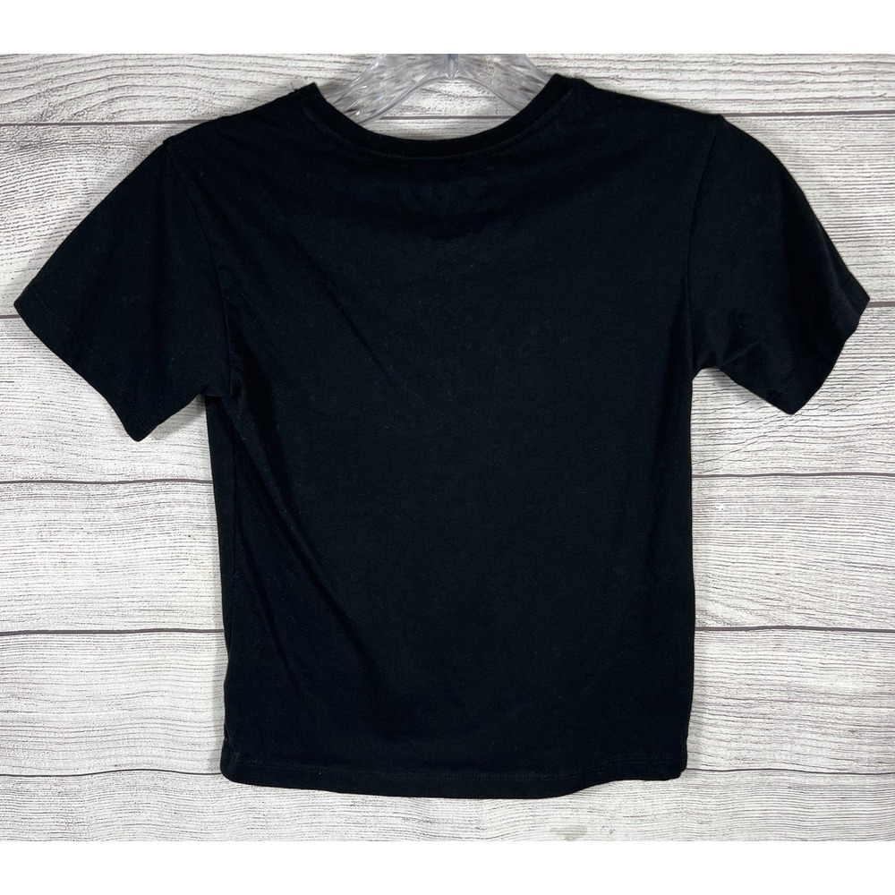 Def Leppard Shirt Youth 6-6X Black Leopard Graphic Rock Band Tee Kids Tour - Picture 2 of 5
